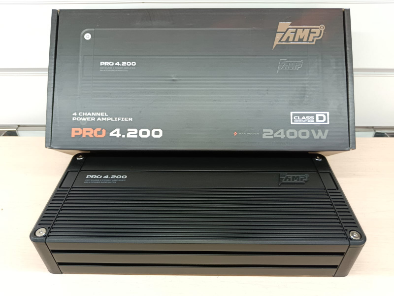 Авто усилитель AMP AmPro Pro 4.200