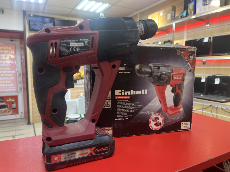 Перфоратор Einhell te-hd 18 li