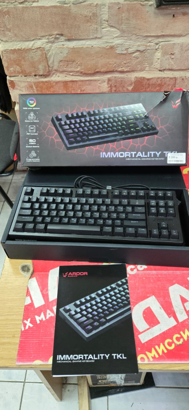 Клавиатура Ardor Gaming IMMORTALY TKL BLACK