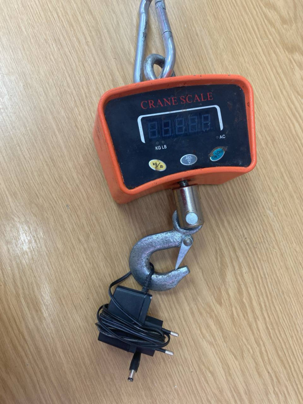 Весы Digital hanging scale подвесные крановые с крюком до 500кг
