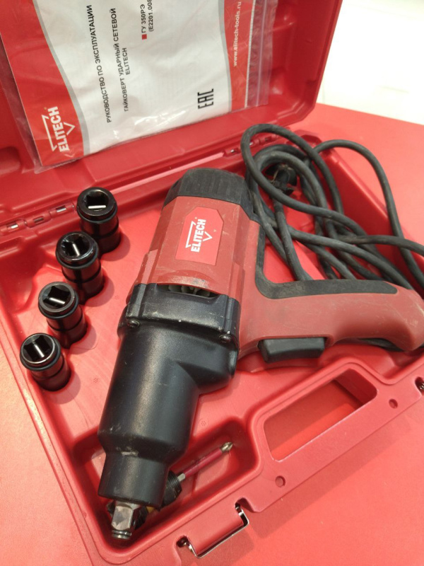 Гайковерт Elitech гу 350