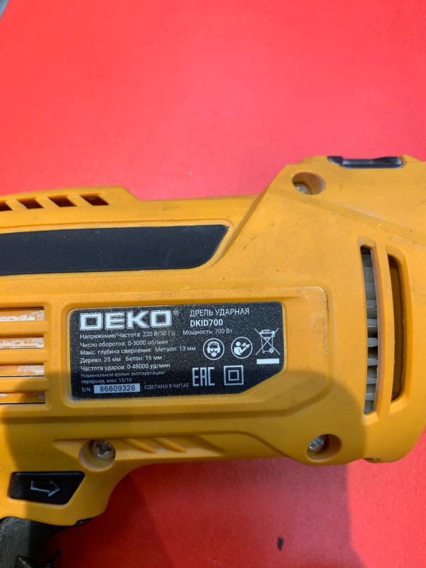 Дрель Deko DKID650W